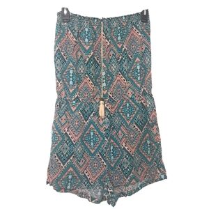 🌿 Boho Summer Romper – Size S (No Tag)